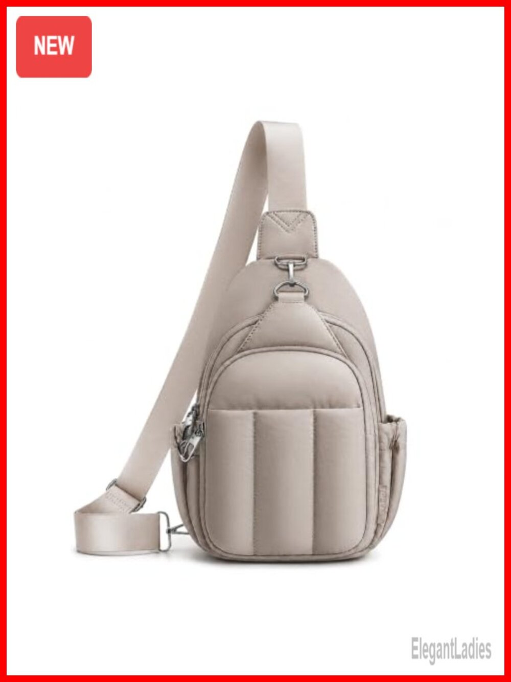Anti-Theft Crossbody Bag RFID Blocking Water-Resistant Puffer Sling Purse